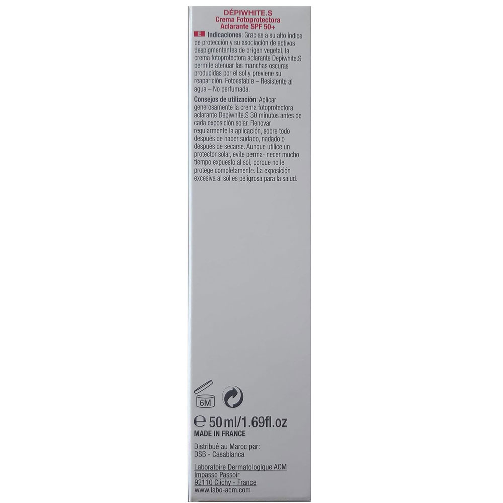 ACM Depiwhite.S Whitening Photo Protector (50ml) - Image 4
