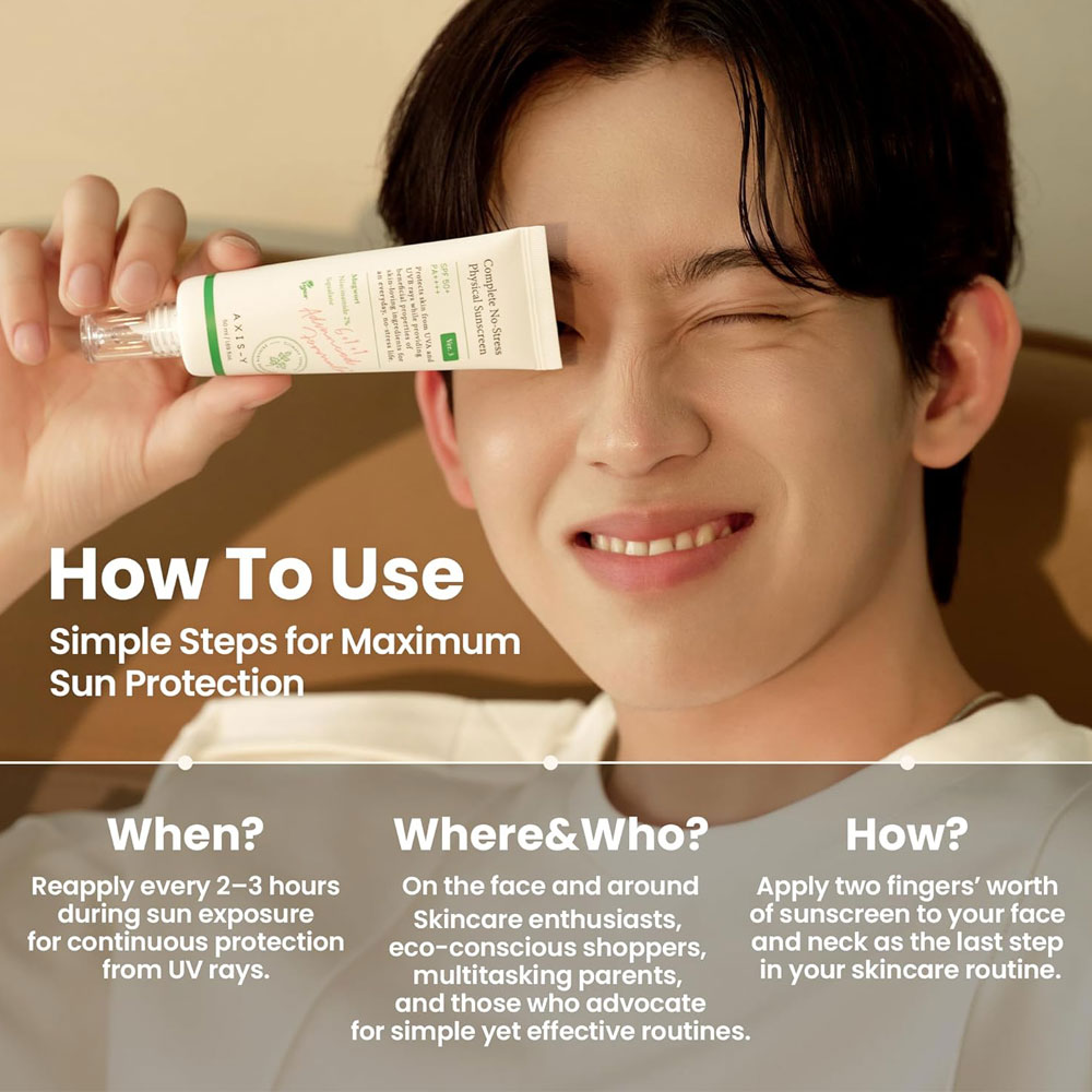 AXIS-Y Complete No-Stress Physical Sunscreen 50ml - Image 5