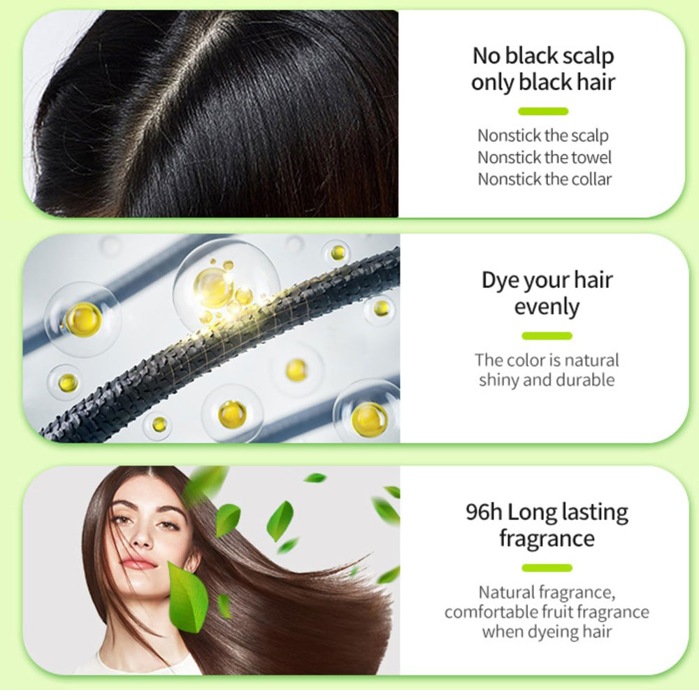 Apple Colour 96 Dark Brown Hair Cream for Men & Women - Image 5