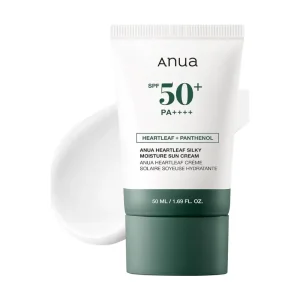ANUA  Heartleaf Silky Moisture Sunscreen SPF50 (50 ml)