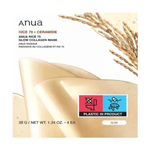 ANUA Rice 70 Glow Collagen Mask