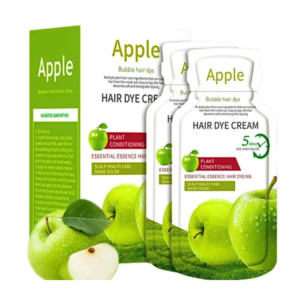 Apple Colour 96 Dark Brown Hair Cream for Men & Women