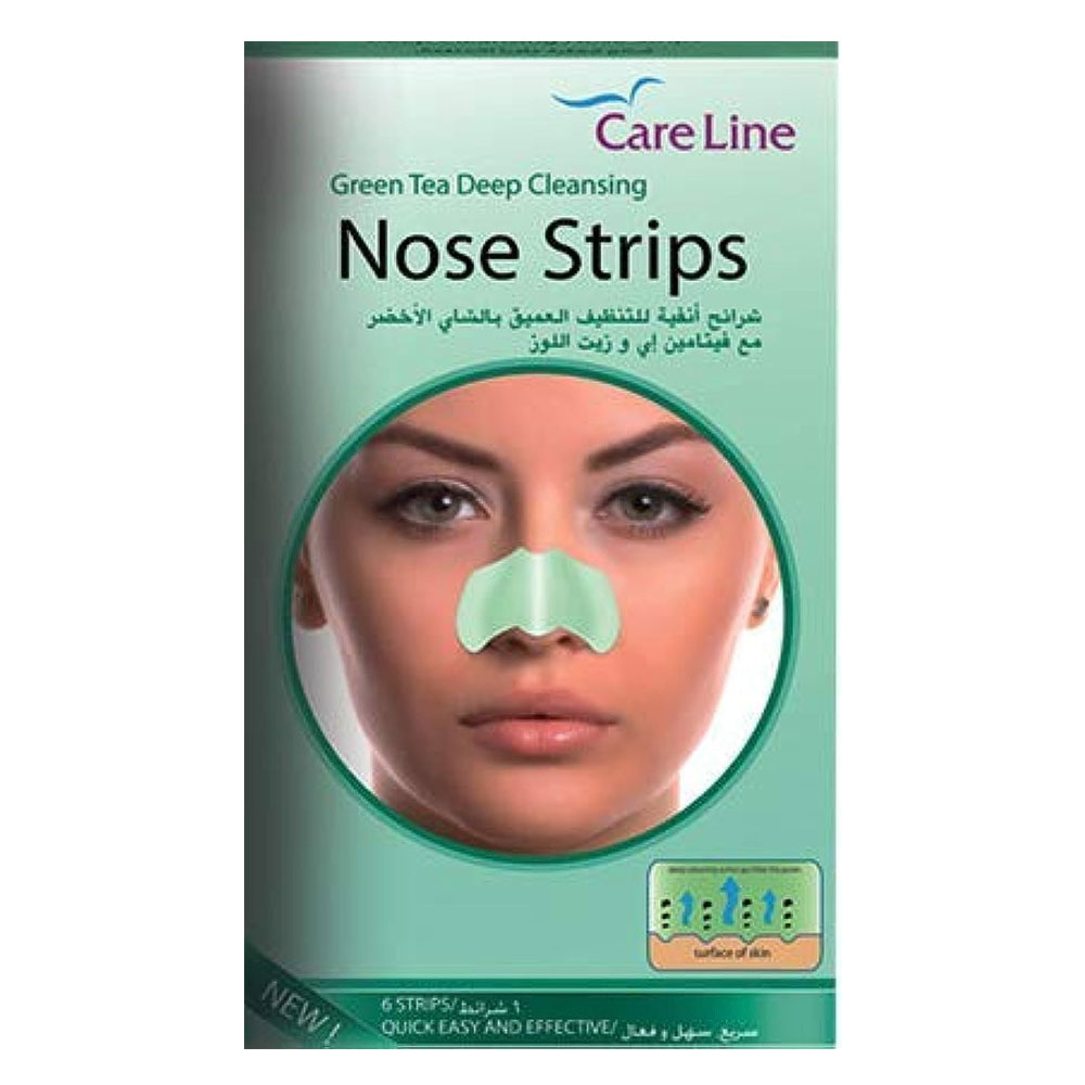 Care Line Green Tea Deep Cleansing Nose Strips