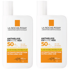 La Roche-Posay La Roche-Posay Anthelios UVMune 400 Invisible Fluid SPF50+ Sun Cream Duo