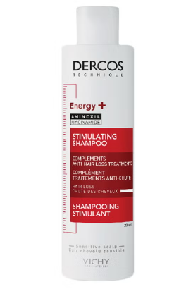 Vichy Dercos Energy+ Stimulating Shampoo, Anti Hair Loss - 200ml