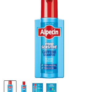 Alpecin Hybrid Caffeine Shampoo 250ml – Anti-Hair Loss & Sensitive Scalp Care for Men