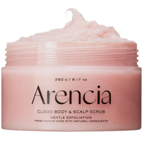 Arencia Fresh Cloud Body & Scalp Scrub, Lavender and Pear