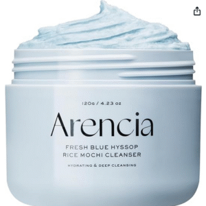 Arencia Hyssop Brightening & Deep-Cleansing Face Scrub & Exfoliator - All Skin Types, For Sebaceous Filaments & Blackheads (120g)