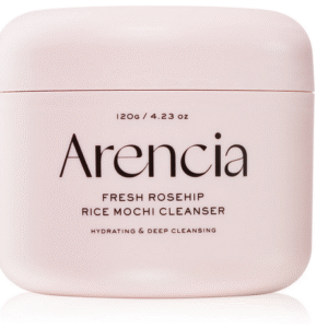 Arencia Fresh Rosehip Rice Mochi Cleanser nourishing cleansing balm for hydrated and radiant skin 120gm