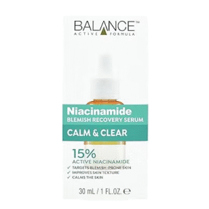 Balance Active Formula Niacinamide Blemish Recovery Serum 15 Niacinamide for Clear Skin Blemish Reduction Lightweight