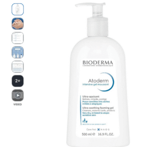 Bioderma Atoderm Intensive Ultra-Soothing Shower Gel For Very Dry To Atopic Skin, 500ML