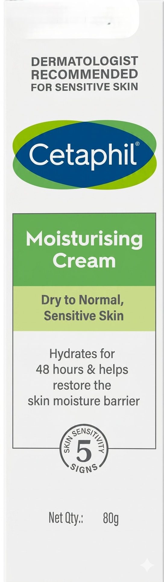 Cetaphil Moisturizing Cream Dry To Normal , Sensitive Skin 80 g