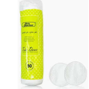 Skin Doctor 80 Pcs Cosmetic Pad Soft Absorbent and Gentle On Skin.