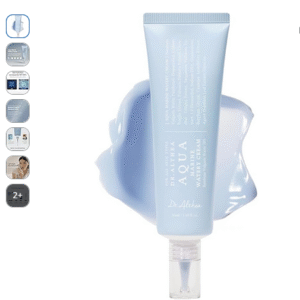 Dr.Althea Aqua Marine Watery Cream | Daily Face Moisturizer for All Skin Types | Deep Hydration Face Cream with Hyaluronic Acid | Vegan Korean Skincare, 50ml