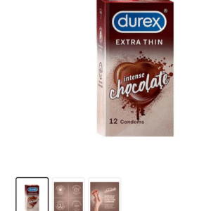 12-Piece Extra Thin Intense Chocolate Flavored Condoms For Men