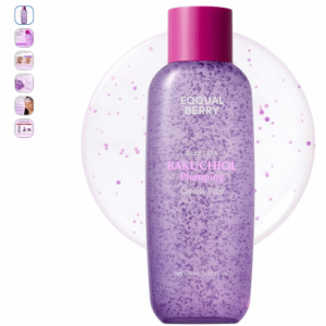 EQQUALBERRY Bakuchiol Plumping Capsule Toner 150 ml – Hydrating & Skin-Firming Facial Toner with Encapsulated Bakuchiol, Multi-Layer Hyaluronic Acid & Ceramide Support