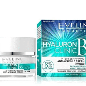 Eveline Cosmetics Hyaluron Clinic B 5 Day and Night Cream 40+ | Anti Wrinkle Cream for Intense Firmi