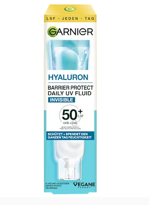 Garnier Hyaluron Barrier Protect Daily Uv Fluid with SPF50+- 40 ML