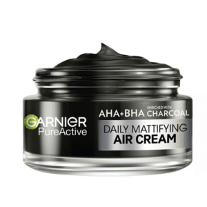 Garnier Pure Active AHA+BHA Charcoal Daily Mattifying 3-In-1 Air Cream 50ml For blemish prone skin 50 ML