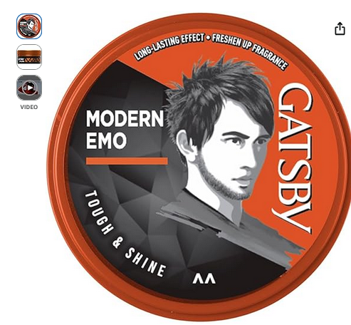 Gatsby Hair Styling Wax Tough & Shine | Creates an Asymmetric and Funky Style With a Spiky Look | 75gm