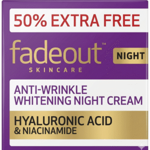 Anti-Wrinkle Whitening Night Cream 50ml Hyaluronic acid and Niacinamide 50 % Extra.