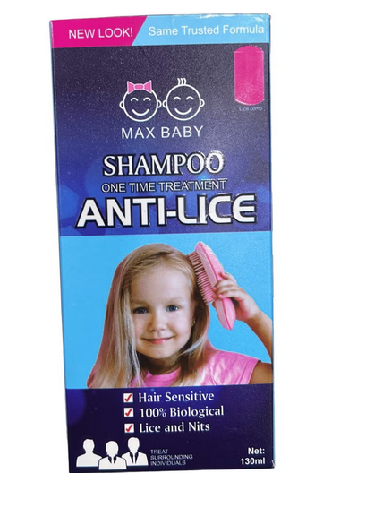 Max Baby Shampoo Anti Lice 130 ml