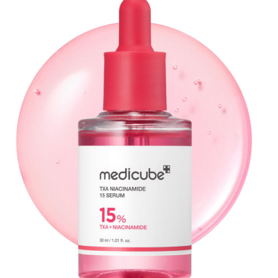 medicube TXA+Niacinamide 15% Glow Facial Serum for After Spot Care | All-in-One Daily Korean Skincare | Uneven Skin Tone, Texture, and Hydration Care | High-Potency Tranexamic Acid 5% | 1.01 fl.oz