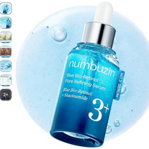 numbuzin No.3 Serum | Blue Retinol Pore Refining Serum | Pore Tightening, Firming, Anti-Aging, Korean Skincare