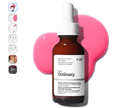 The Ordinary Soothing & Barrier Support Serum | 30 ml, Pink