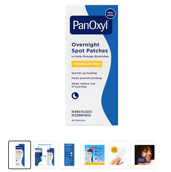 Overnight Spot Patches, Hydrocolloid Patch 40 Counts Packaging May Vary