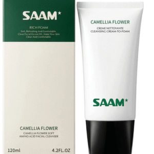 SAAM Rich Foam Camellia Flower Soft Facial Cleanser - 120ml