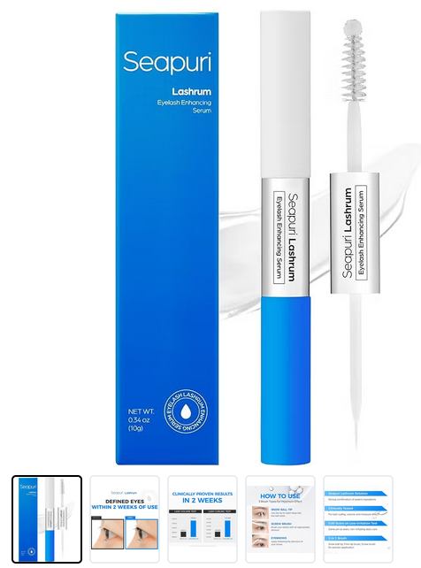 Seapuri Lashrum Lash Growth Serum 10g