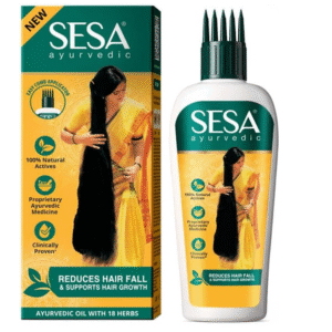 Sesa Ayurvedic Hair Oil 5000 Year Old Kshir Pak Vidhi, Bhringraj & 17 Rare Herbs With 5 Nourishing Oils All Hair Types No Mineral Oil 200 ml Pack Of 1, Multi, 6.7 Fl Oz (Pack Of 1)