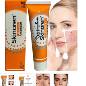 Skinoren Azelaic Acid 20% Cream - FDA Approved Acne Treatment for Pimples, Melasma & Dark Spots, with Vitamin