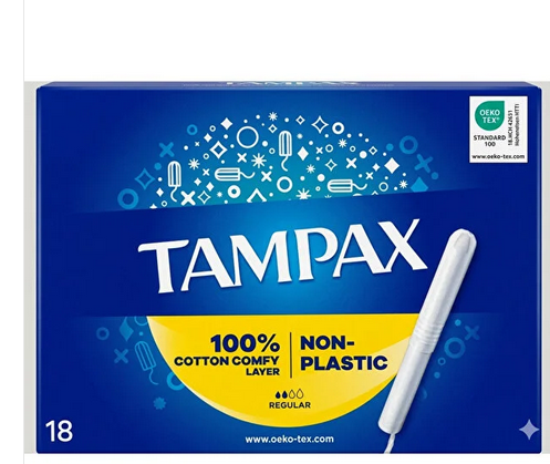 Tampax Regular Tampons 18s