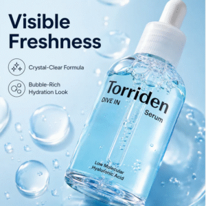 Torriden DIVE-IN Low-Molecular Hyaluronic Acid Serum 50ml, Featherlight, Moisture Retention Aid, Korean Skincare, for Korean Makeup