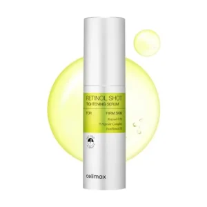 celimax The Vita A Retinol Shot Tightening Serum | with Pure Vitamin A Retinol, Peptide, Pore Minimizer, Wrinkles & Fine Lines, Firmer Skin, Anti-Aging, Skin Smoothing 30ml
