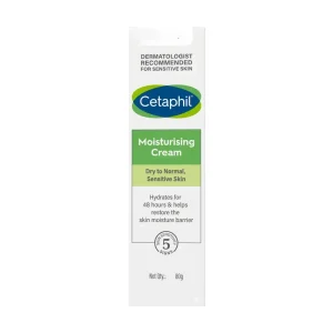 Cetaphil Moisturizing Cream Dry To Normal , Sensitive Skin 80 g