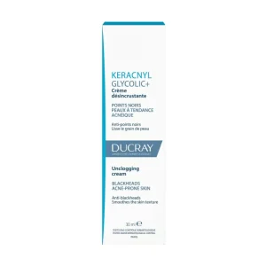 DUCRAY Keracnyl Glycolic+DUCRAY Unclogging cream for Blackheads Acne prone Skin 30 ml