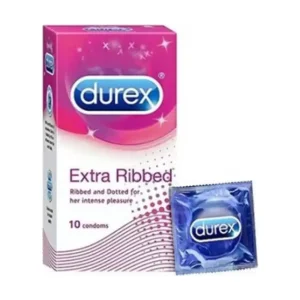Durex 10-Piece Extra Ribbed Condom Set