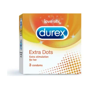 Durex Extra Dots - 3 Condoms