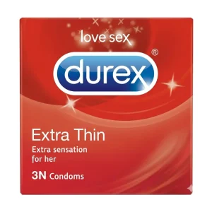 Durex Extra thin Condoms 3 S Pack.Extra Sensation for Her