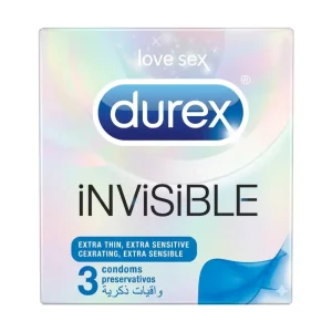 Durex Invisible Extra Thin Condom - Pack Of 3