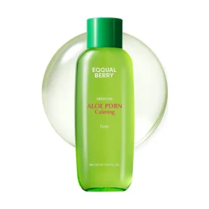 EQQUAL BERRY EQQUALBERRY Aloe PDRN Calming Toner, for Sensitive, | Instant Relief & Cooling | Non-Comedogenic & Fungal Acne Safe, Skin Barrier Repair | K-Beauty (5.07 fl.oz / 150ml)