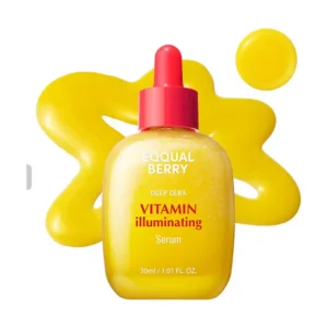EQQUAL BERRY Eqqualberry Vitamin C Face Serum – Niacinamide & Ceramides, Brightening & Hydrating - 30 ml