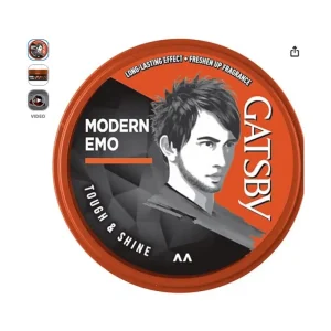 Gatsby Hair Styling Wax Tough & Shine | Creates an Asymmetric and Funky Style With a Spiky Look | 75gm