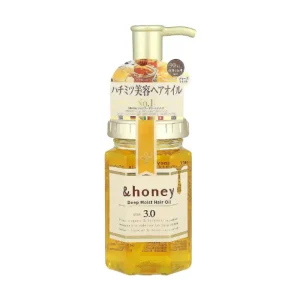 AND &honey, Deep Moist Hair Oil, Bulgarian Damask Rose Honey, 3.4 oz (100 m)