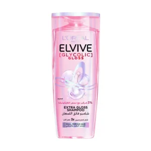 LOREAL Elvive Glycolic Gloss Extra Gloss Shampoo with 3% Glycolic Acid for Dull and Porous Hair 600ML