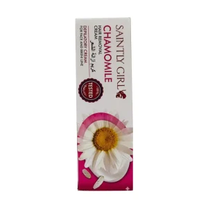 SAINTLY GIRL CHAMOMILE HAIR REMOVAL CREAM Depilatory Cream For Face And Bikini Line.