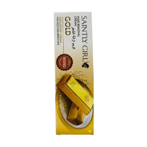 SAINTLY GIRL GOLD HAIR REMOVAL CREAM Depilatory Cream For Face And Bikini Line.